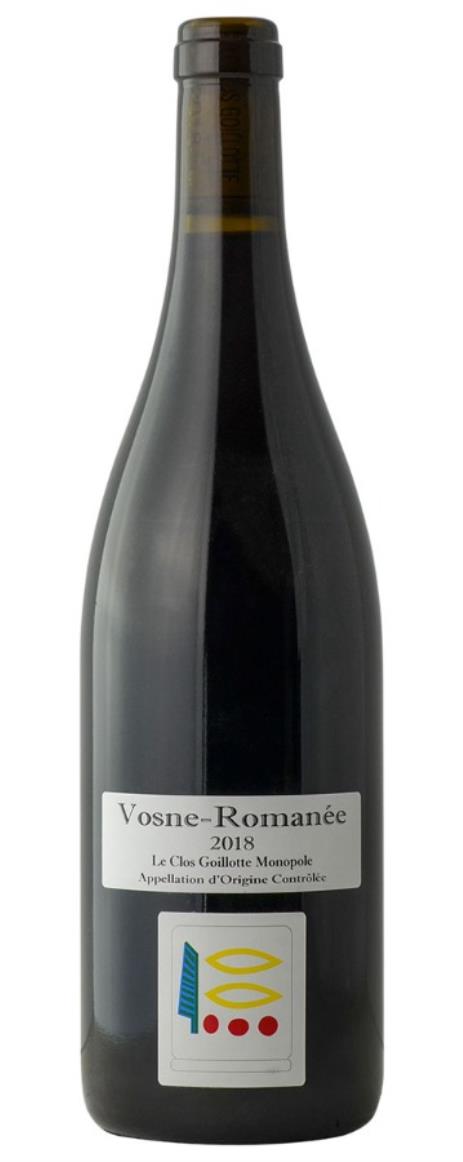 2018 Domaine Prieure Roch Vosne-Romanee Le Clos Goillotte image