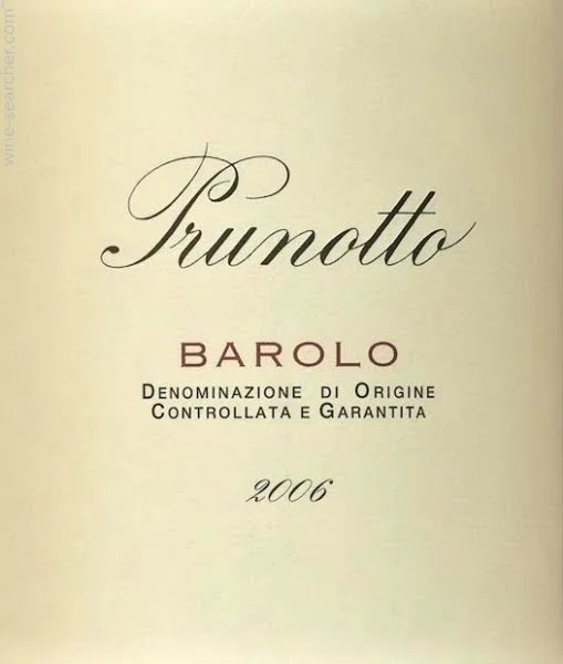 2006 Prunotto Barolo Bussia - click image for full description