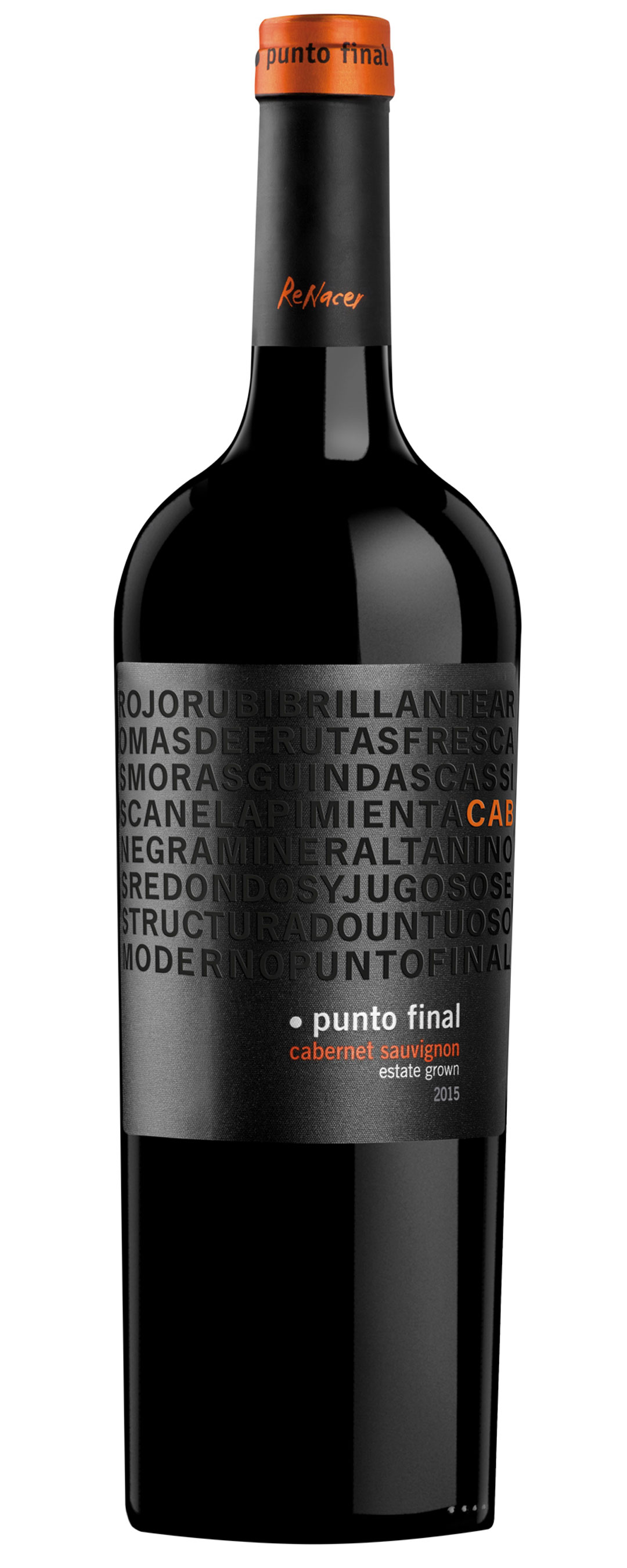 2015 Renacer Punto Final Cabernet Sauvignon Argentina - click image for full description