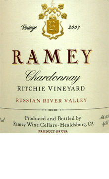 2016 Ramey Chardonnay Ritchie Vineyard Russian River Valley image