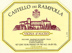 2014 Castello dei Rampolla Vigna d'Alceo Toscana IGT image