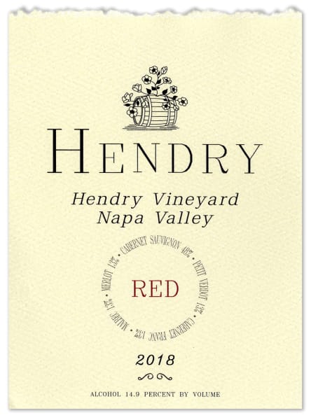 2018 Hendry Red Napa Valley image