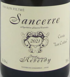 2024 PASCAL ET NICOLAS REVERDY SANCERRE LES Coutes image