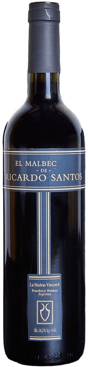 2016 Ricardo Santos El Malbec Mendoza Argentina - click image for full description