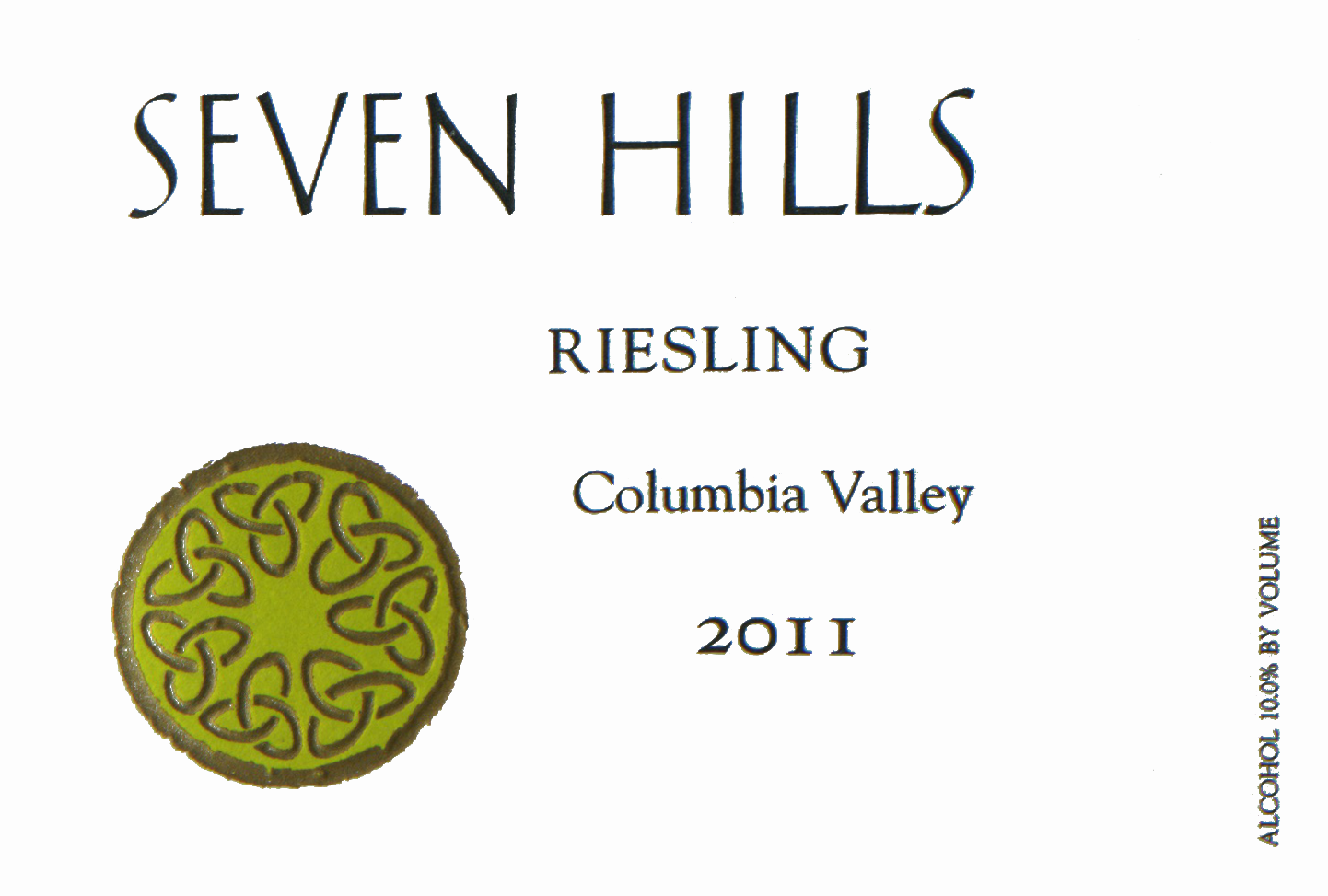 2011 Seven Hills Riesling Columbia Valley image