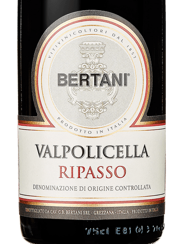 2020 Bertani Valpolicella Ripasso Veneto - click image for full description