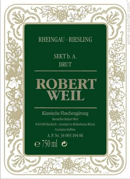 2021 Weingut Robert Weil Riesling Sekt Brut Rheingau Germany image
