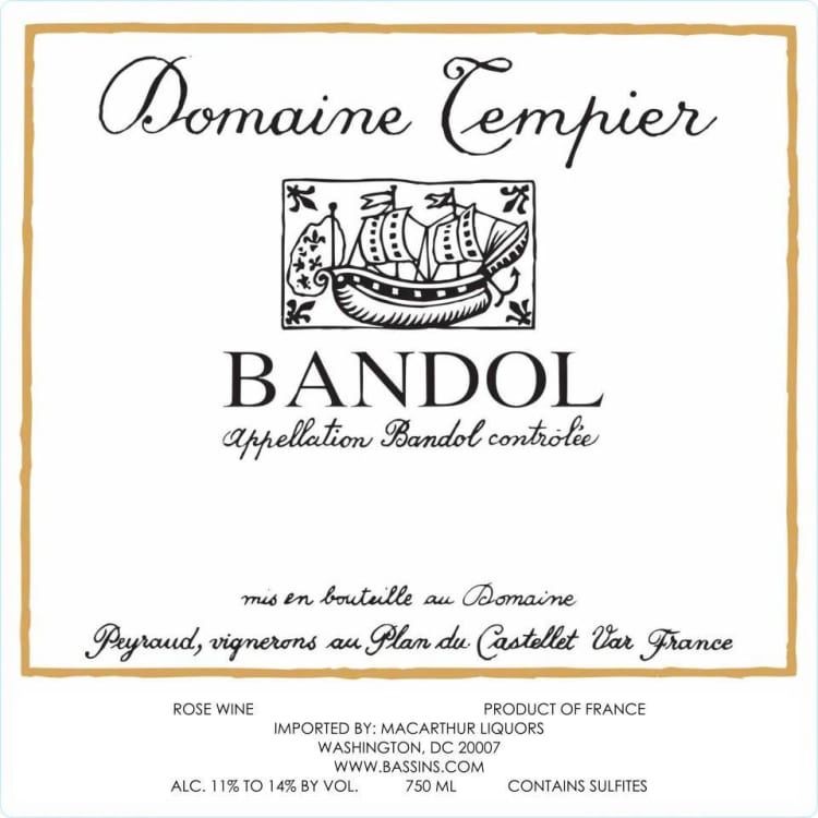 2023 Domaine Tempier Bandol Rouge Cuvee Cabassaou Provence, France - click image for full description