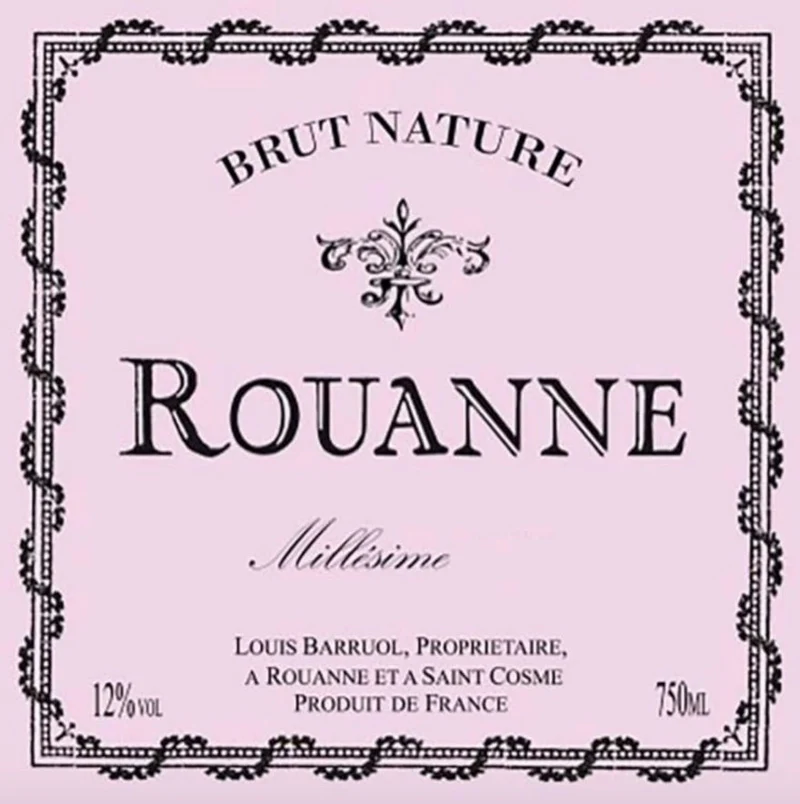 2022 Chateau de Rouanne Brut Nature Rose Comte de Grignan image