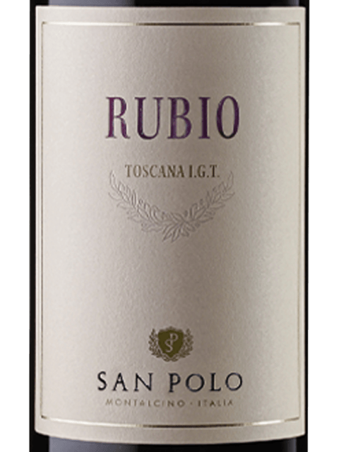 2022 Poggio San Polo Rubio Toscana IGT Tuscany, Italy - click image for full description