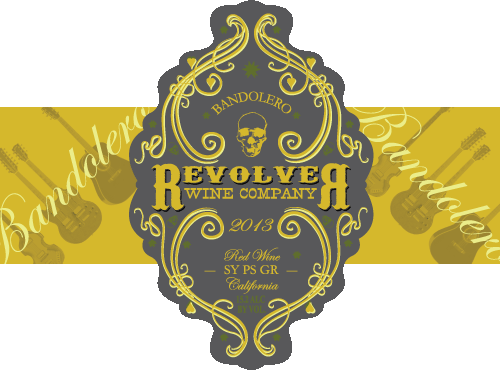 2014 Revolver Wine Co. Bandolero SY PS GR  Syrah, Petit Sirah, Grenache Blend - click image for full description