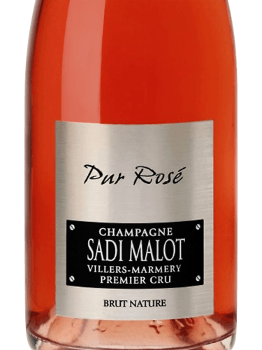 NV Champagne Sadi Malot Brut Rose Nature - click image for full description