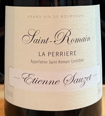 2023 Etienne Sauzet Saint Romain La Perriere Cote de Beaune, France - click image for full description