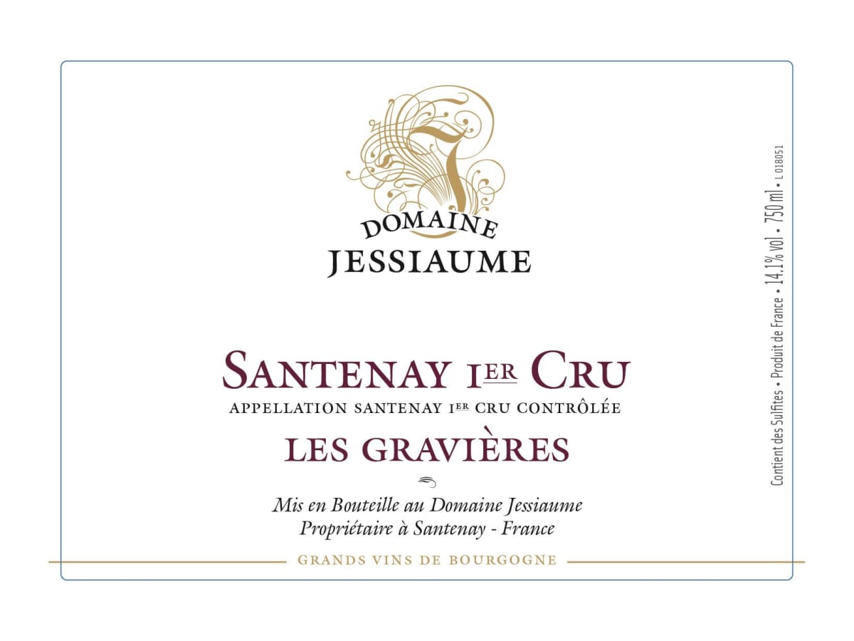 2022 Domaine Jessiaume Santenay Premier Cru Les Gravieres image