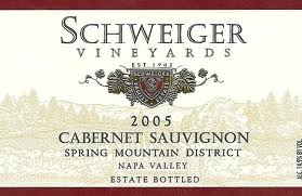 2005 Schweiger Cabernet Sauvignon Spring Mountain Napa image