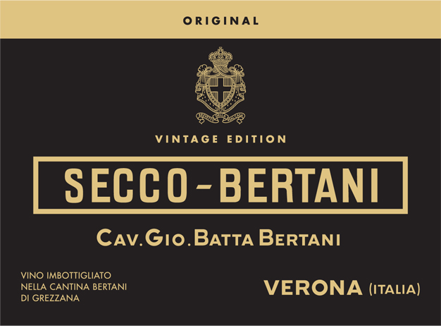 2021 Bertani Secco-Bertani Original Vintage Edition Verona IGT Veneto, Italy - click image for full description