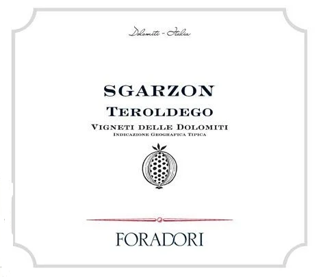 2023 Foradori 'Sgarzon' Teroldego Vigneti delle Dolomiti IGT Trentino-Alto Adige, Italy - click image for full description