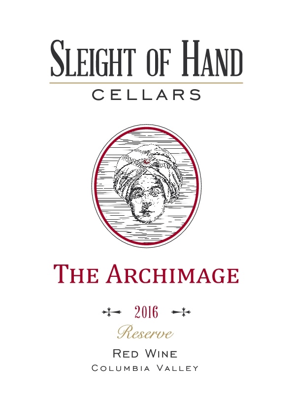 2016 Sleight of Hand Archimage Reserve Red Blend Columbia Valley - click image for full description
