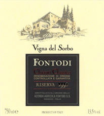 2009 Fontodi Chianti Classico Riserva Vigna del Sorbo - click image for full description