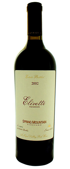 2014 Spring Mountain Vineyard Elivette Spring Mountain District Napa image