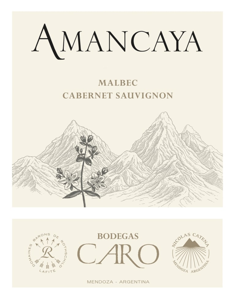 2019 Bodegas Caro Amancaya Malbec Cabernet Mendoza - click image for full description