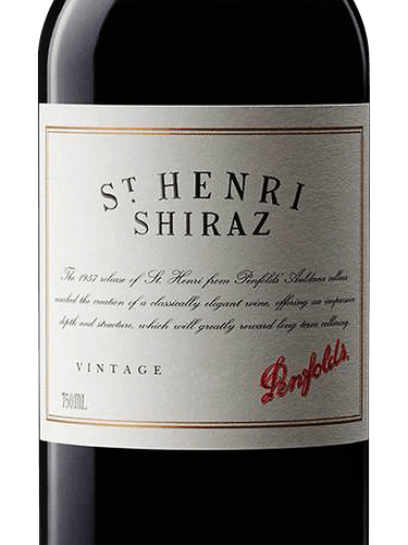 2018 PENFOLDS ST HENRI SHIRAZ SOUTH AUSTRALIA image