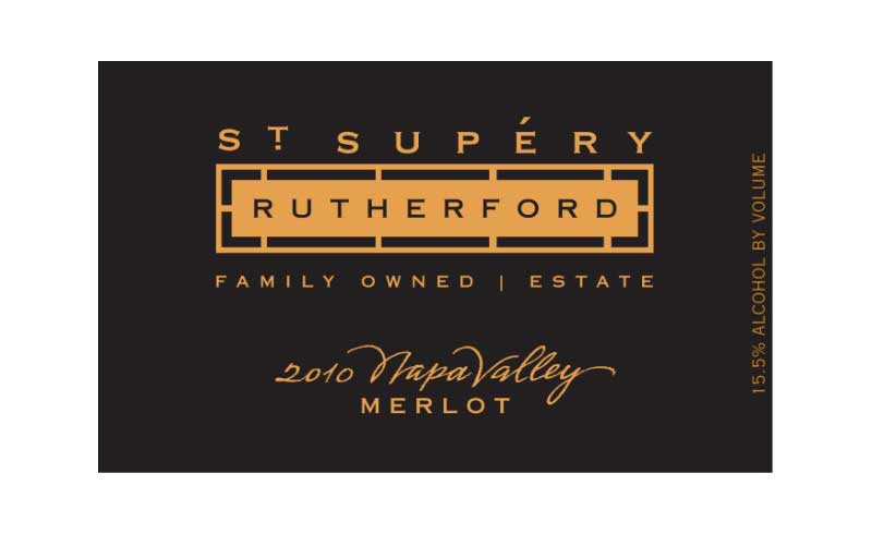 2010 St. Supery Merlot Dollarhide Rutherford Napa image