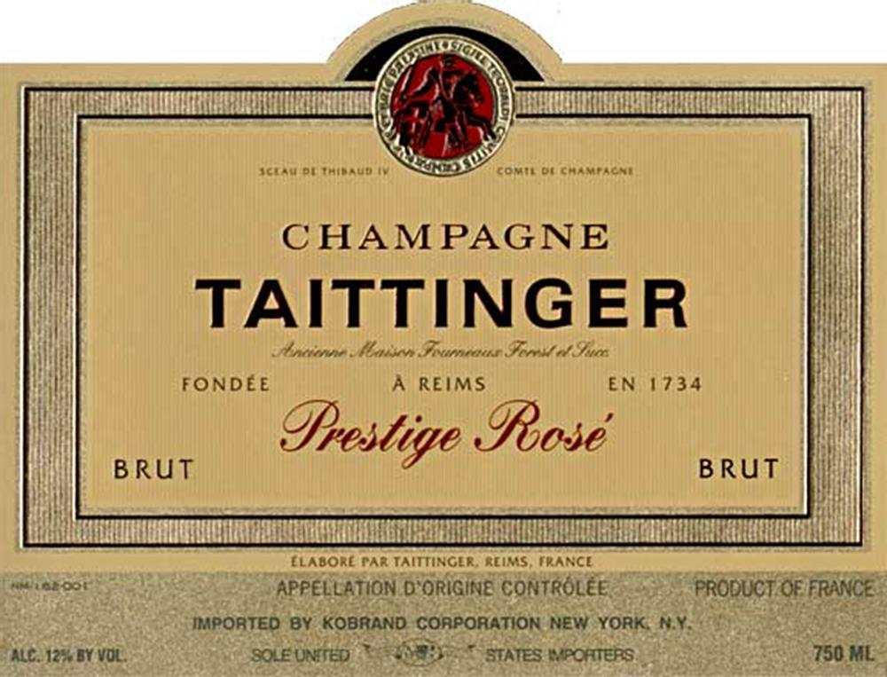 NV Taittinger Prestige Rose Brut Champagne MAGNUM - click image for full description