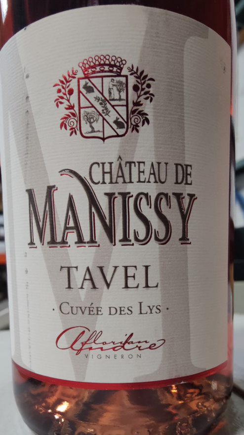 2022 Chateau de Manissy Tavel Cuvee des Lys Rose Rhone, France - click image for full description