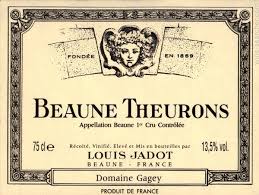 2014 LOUIS JADOT BEAUNE 1ER CRU THEURONS DOMAINE GAGEY image