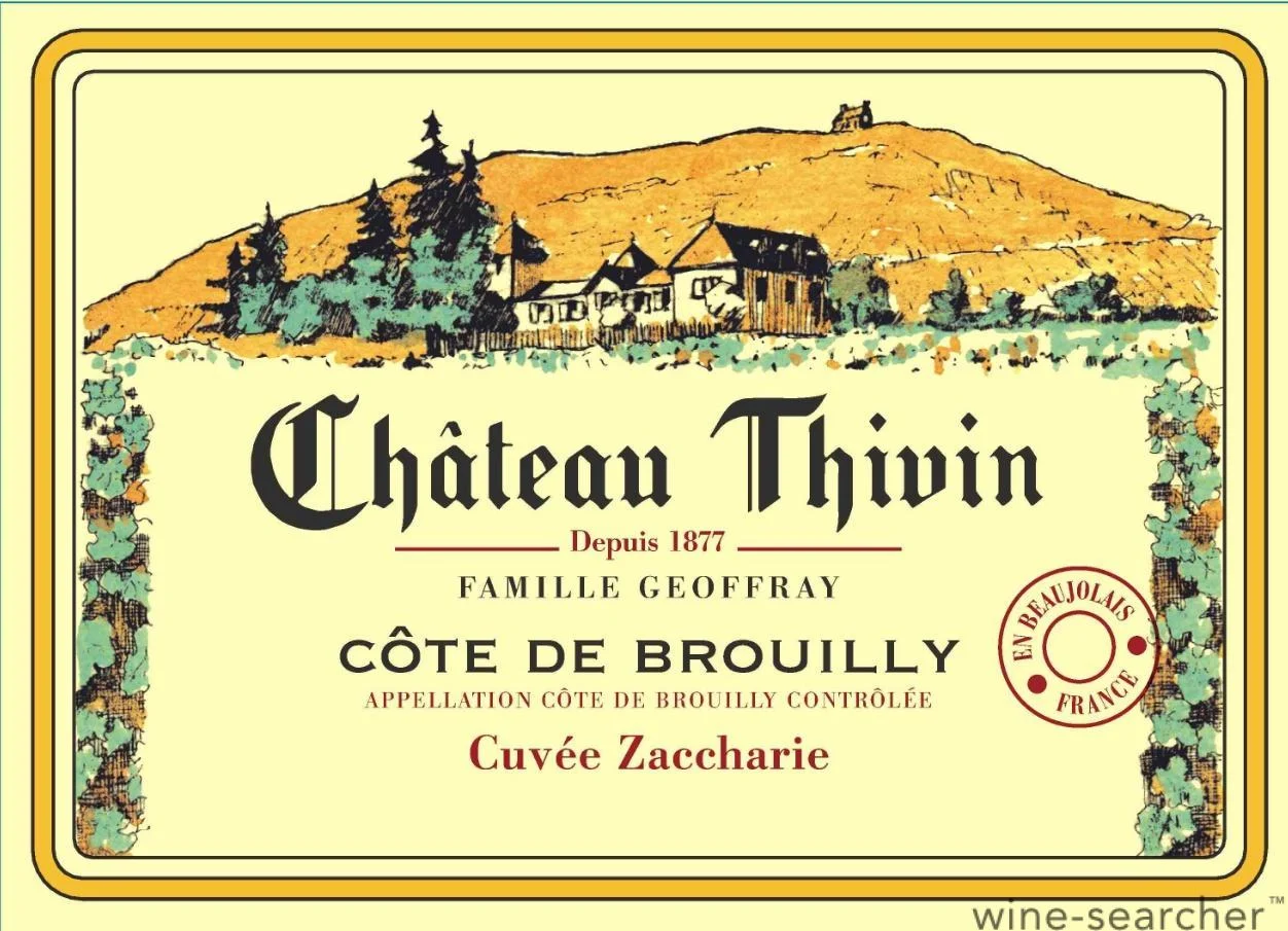 2023 Chateau Thivin Cote de Brouilly Cuvee Zaccharie Beaujolais, France - click image for full description