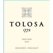 2015 Tolosa Winery 1772 Pinot Noir Edna Valley California image