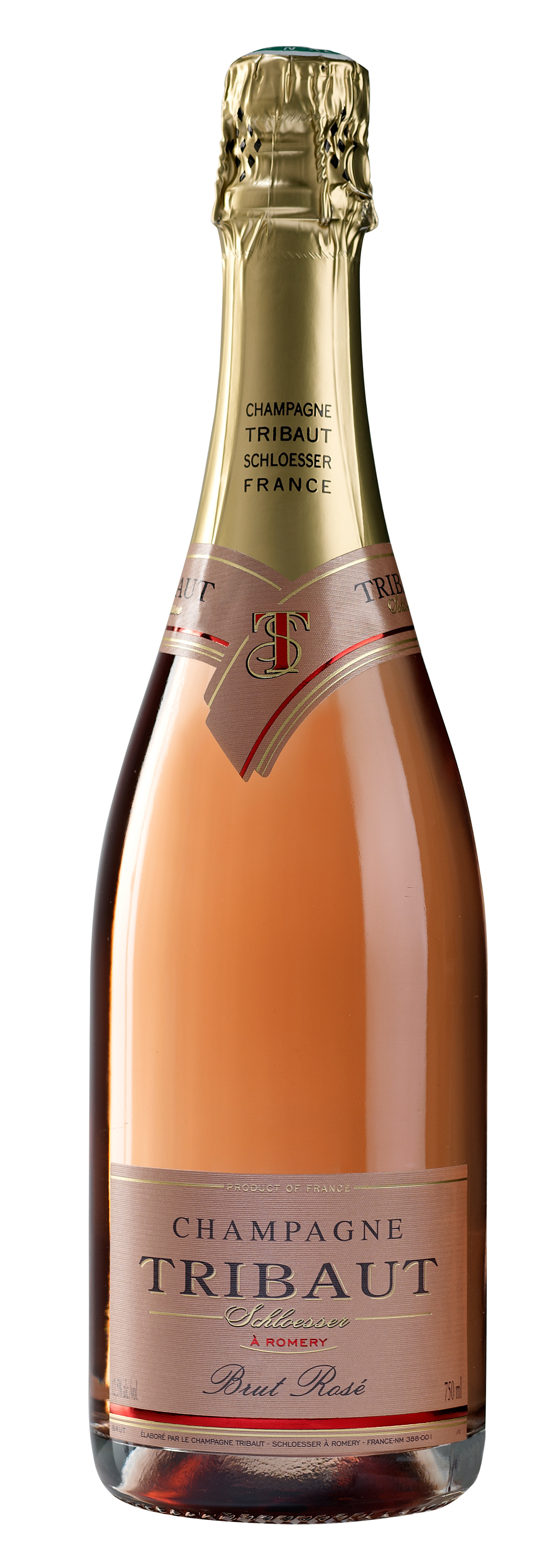 NV Champagne Tribaut Rose Brut 8 Terroirs - click image for full description