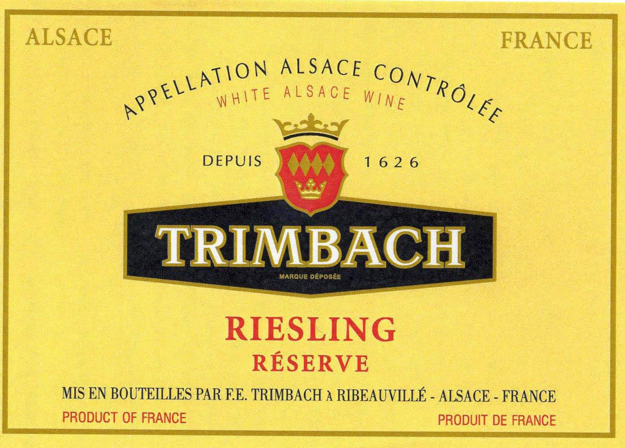 2012 Trimbach Riesling Reserve Alsace (MAGNUM) - click image for full description