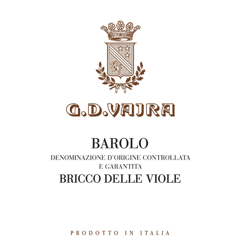 2018 G.D. Vajra Bricco delle Viole, Barolo DOCG, Italy - click image for full description