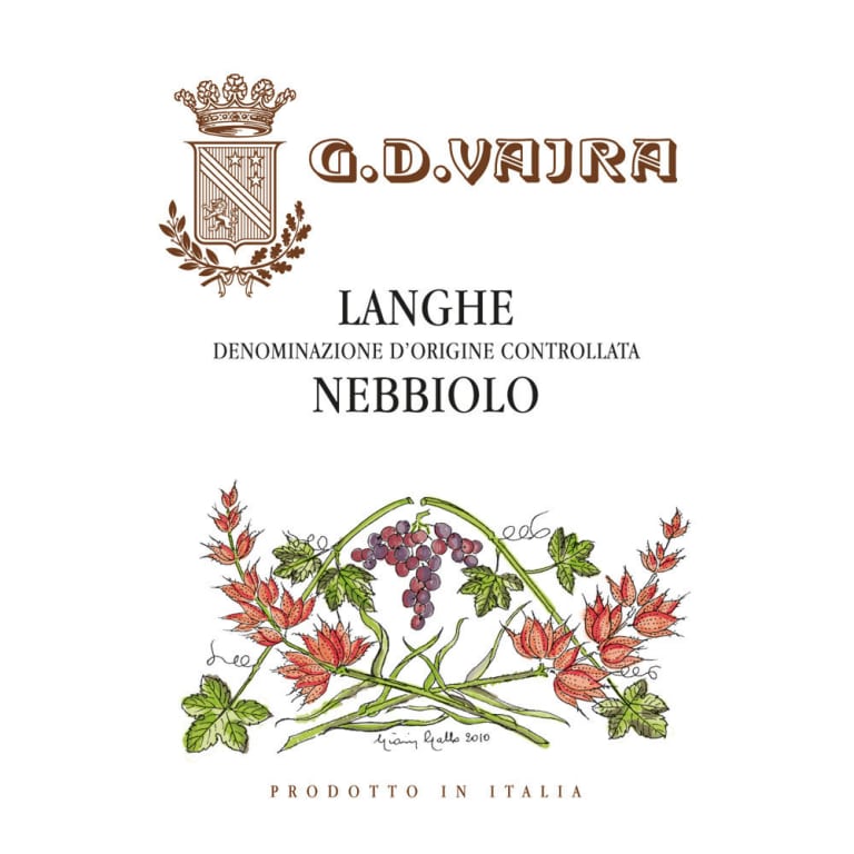 2018 G.D. Vajra Langhe Nebbiolo, Piedmont, Italy image