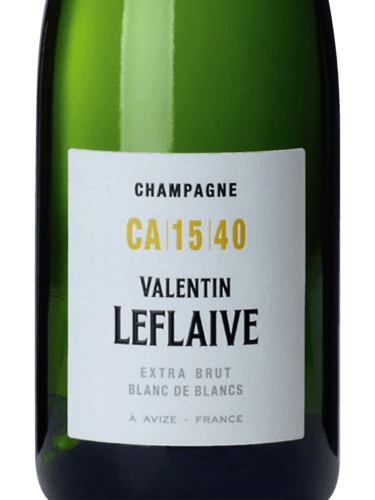 Valentin Leflaive AVIZE 15 40 Extra Brut Blanc de Blancs Champagne - click image for full description