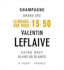 NV Valentin Leflaive CA 15 50 Blanc de Blancs Le Mesnil Sur Oger  Extra Brut  Champagne - click image for full description