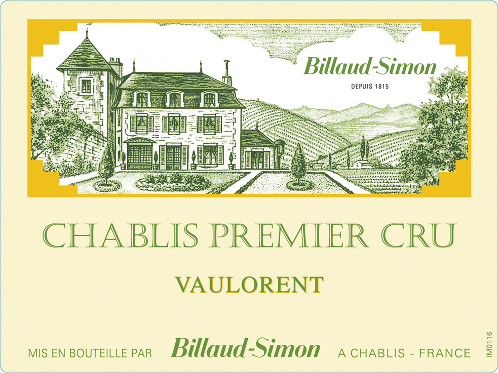 2022 Domaine Billaud-Simon Vaulorent Chablis 1er Cru image