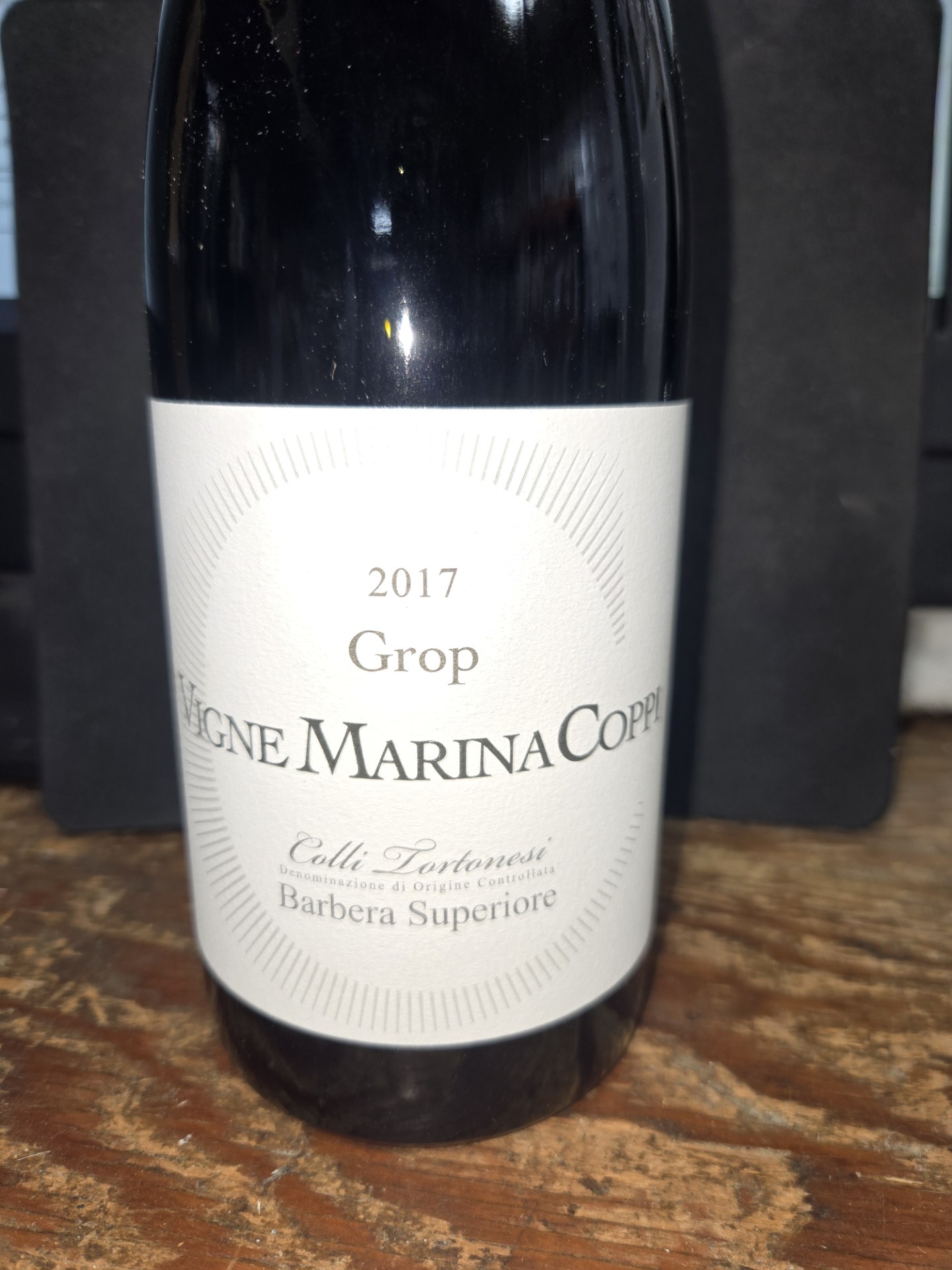 2017 Vigne Marina Coppi 'I Grop' Colli Tortonesi Barbera Superiore Piedmont, Italy image