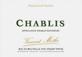 2023 Vincent Mothe Chablis Vincent Mothe Chablis Burgundy, France - click image for full description