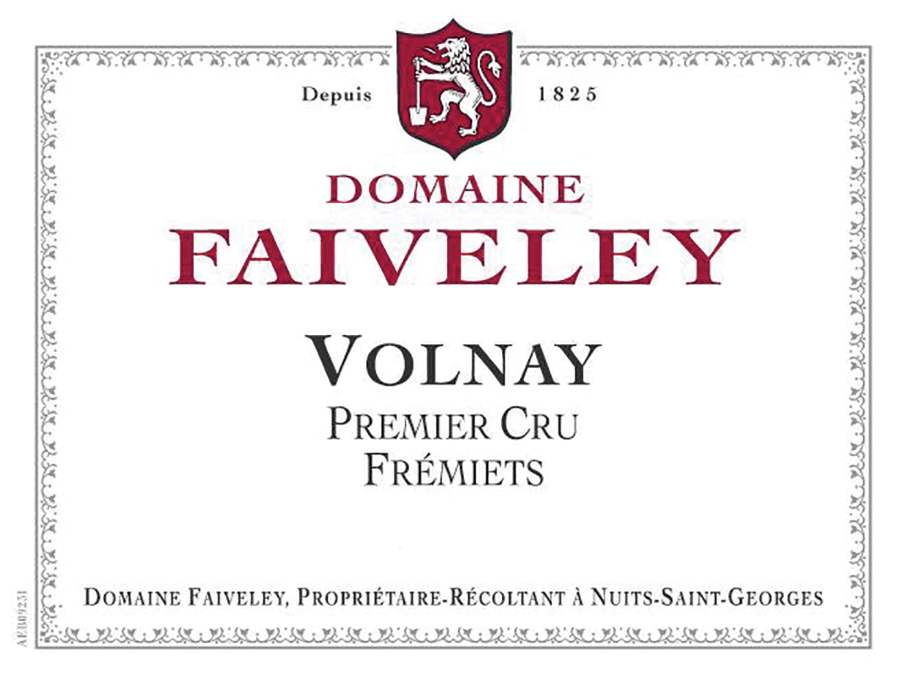 2021 Domaine Faiveley Fremiets Volnay 1er Cru image