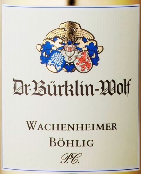 2021  Dr. Burklin Wolf Wachenheimer Bohlig P.C. Riesling Trocken Pfalz, Germany - click image for full description