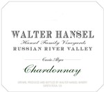 2020 Walter Hansel Chardonnay Cuvee Alyce - click image for full description