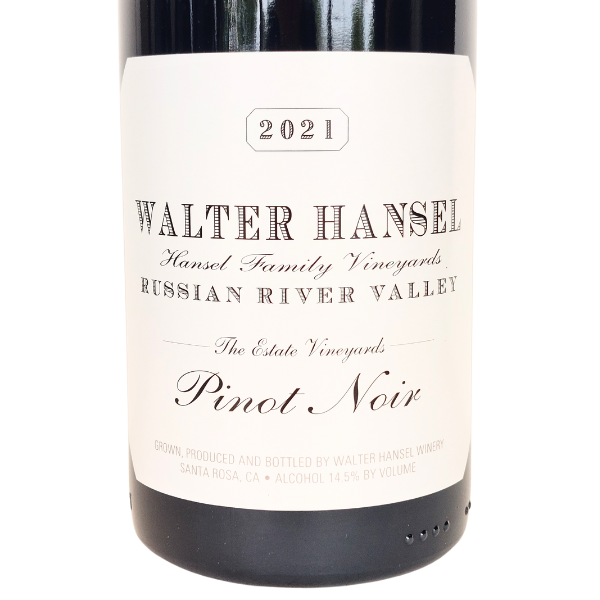2021 Walter Hansel Winery Estate Pinot Noir Russian River image