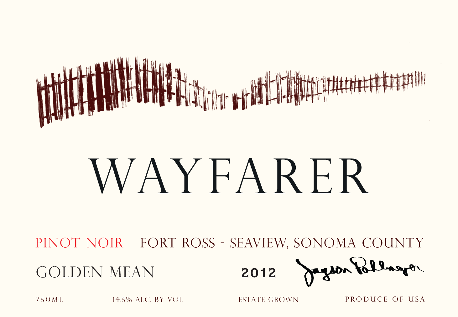 2019 Wayfarer Pinot Noir Golden Mean Fort Ross-Seaview Sonoma image