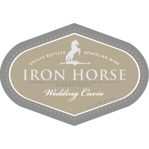 2017 Iron Horse Wedding Cuvee Sparkling Russian River - click image for full description
