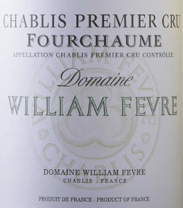 2022 William Fevre Fourchaume Premier Cru Chablis, France - click image for full description