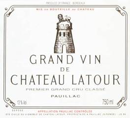 2016 Chateau Latour Pauillac - click image for full description