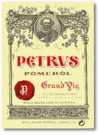 1961 Chateau Petrus Pomerol High Shoulder Fill - click image for full description
